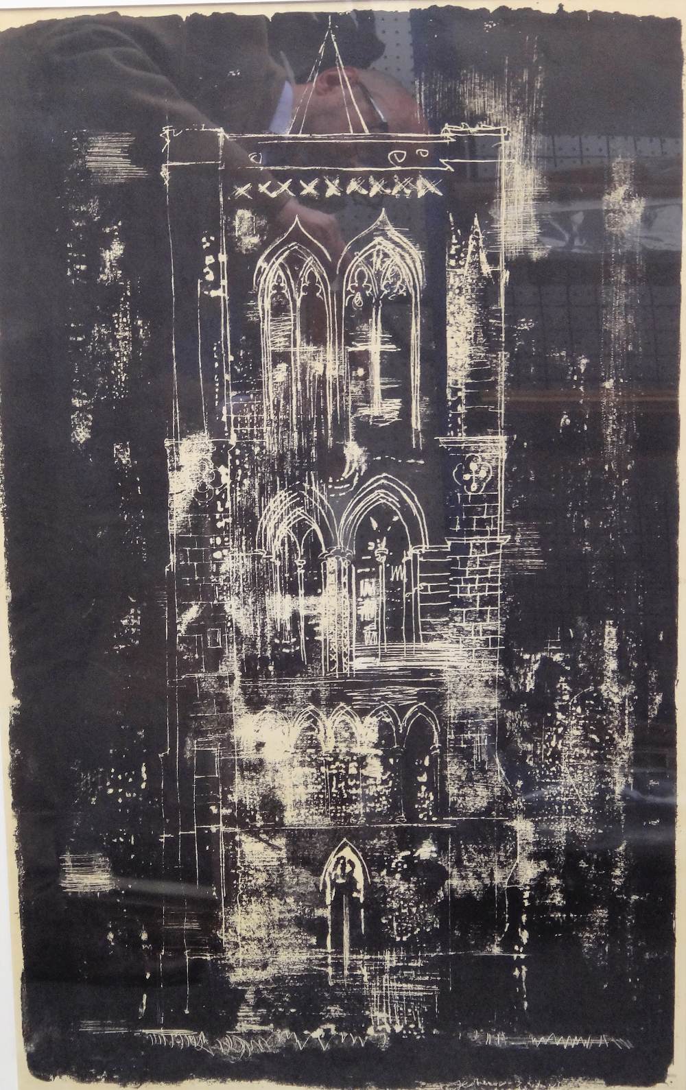 John Piper (1903-1992), Gedney, Lincolnshire, from 'A Retrospect of Churches' (Levinson 139),