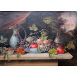 Francesco Giordano (20th century), Still life, oil on canvas, signed, further signed on reverse,