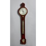 An early Victorian inverted wheel barometer By John Braham,