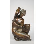 After the antique, bronze model of a crouching Venus,
