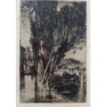 Edgar Degas (1834-1917), Sur la Scene, etching, 15cm x 9.5cm.