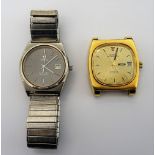 An Omega Seamaster Quartz steel cased gentleman's wristwatch,