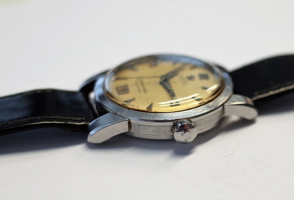 An Omega M.O.D issue base metal cased gentleman's wristwatch, the caseback detailed A. - Image 5 of 12