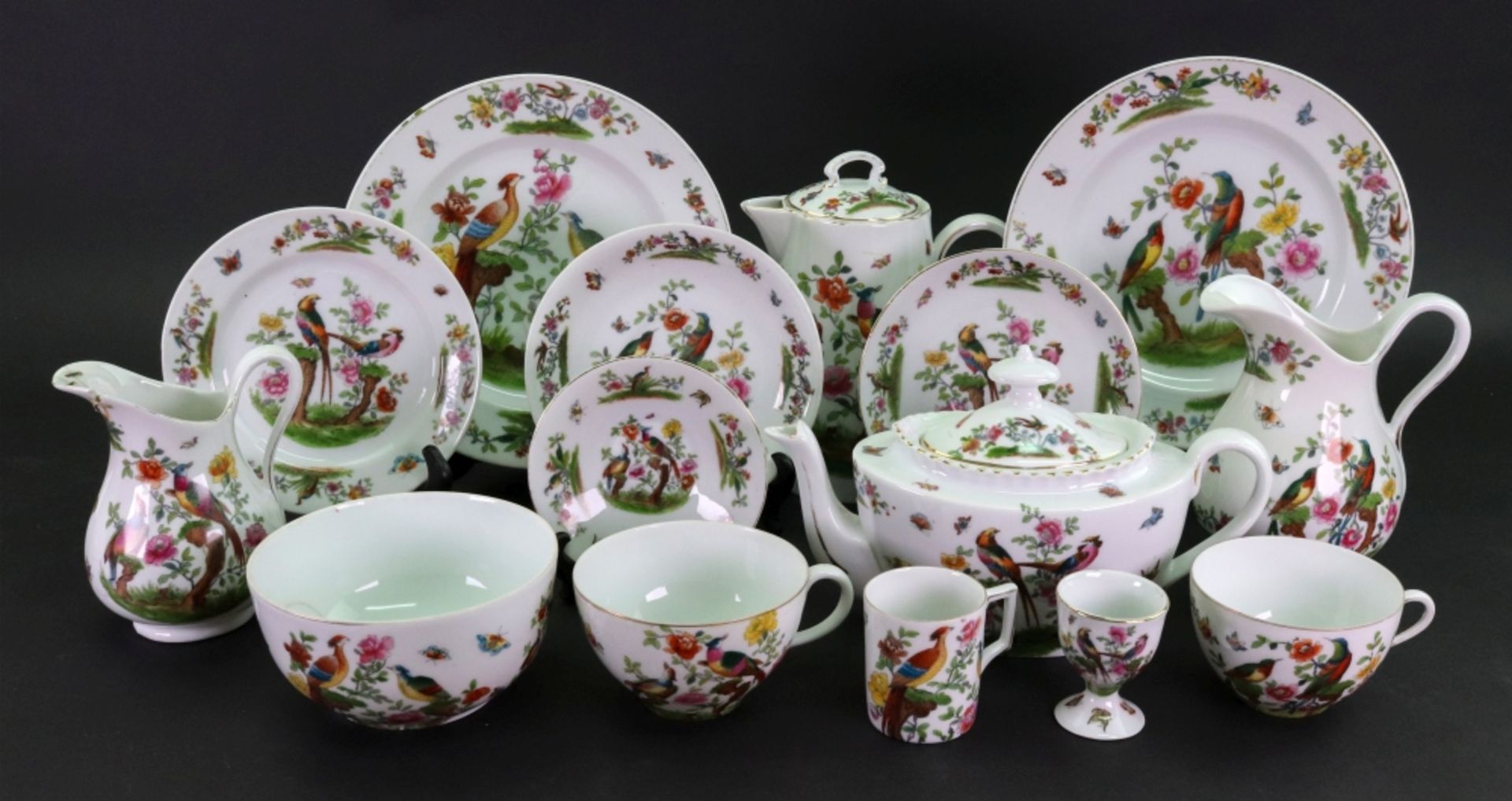 An Austrian part tea, coffee and breakfast service, seventy one pieces, - Bild 2 aus 4