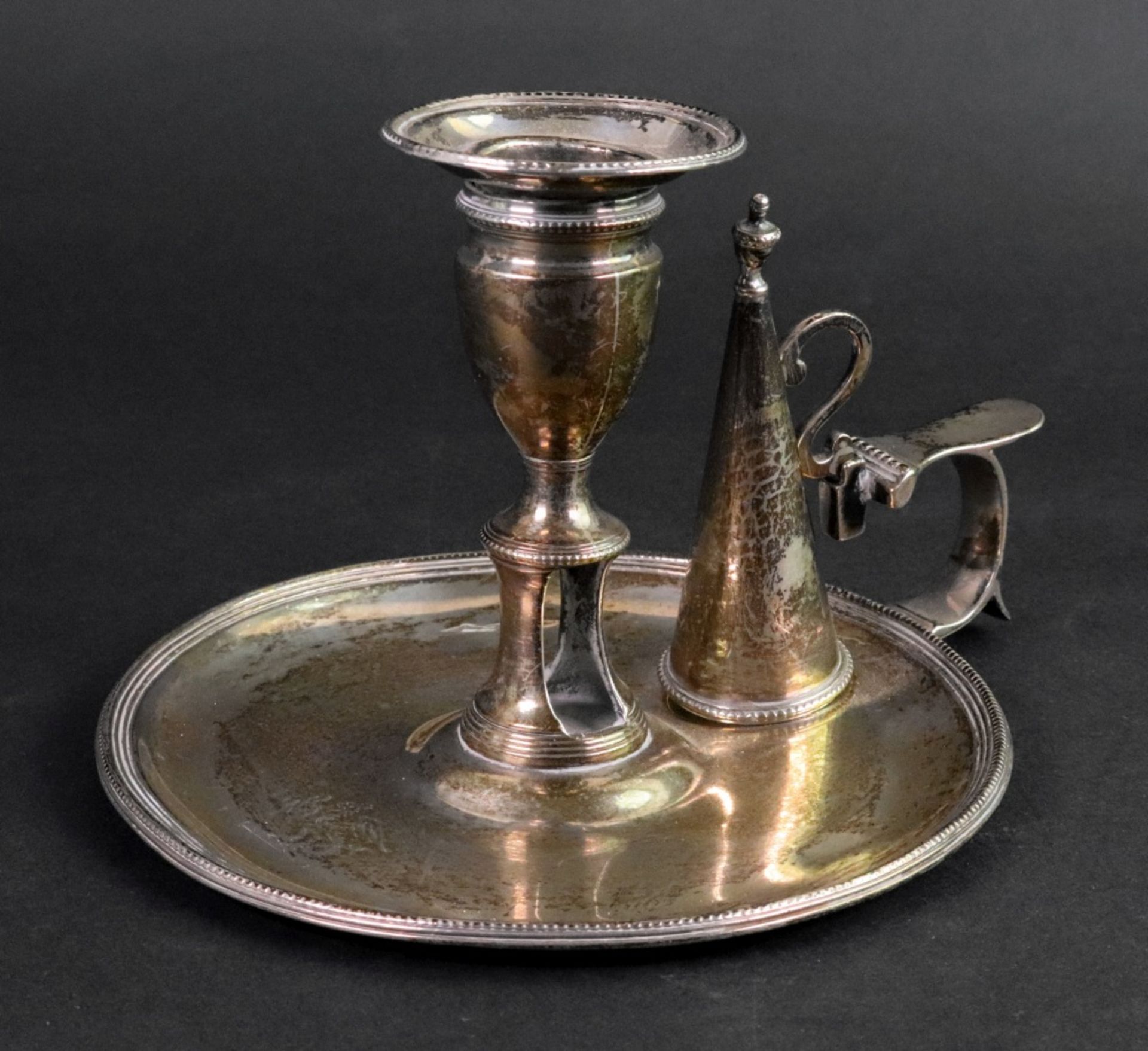 A George III silver chamber candlestick, John Carter, London 1789,