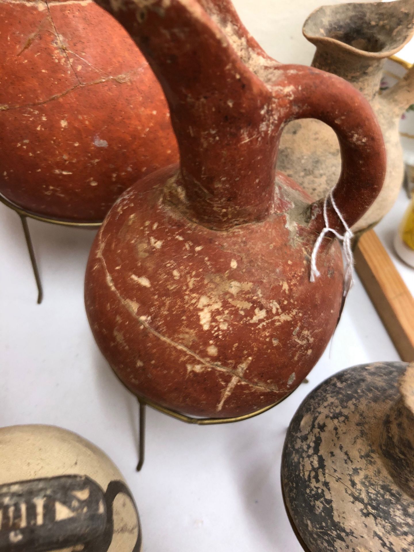 A group of pottery, thought to be Cypriot, to include 8 pouring vessels, - Image 13 of 14