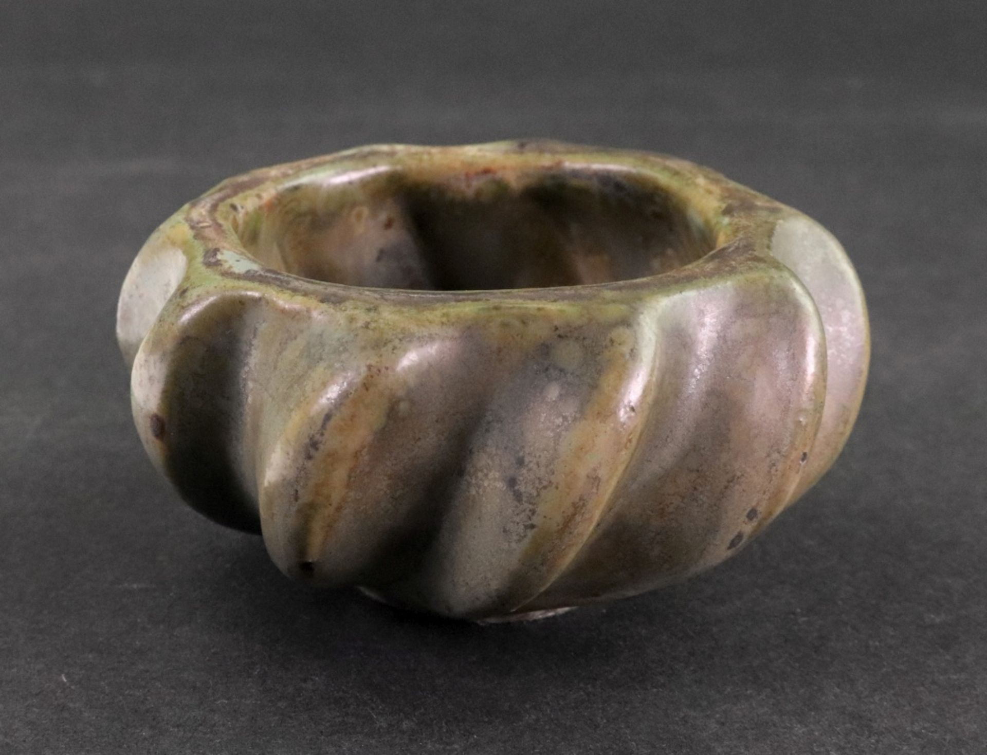 Axel Salto (Danish, 1889-1961), a small bowl of spiral design, signed 'Salto' (to base),