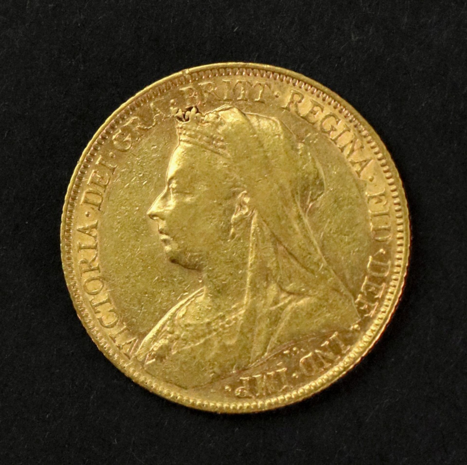 Queen Victoria sovereign 1899. - Bild 2 aus 3