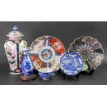 A group of Japanese Imari wares, Meiji.