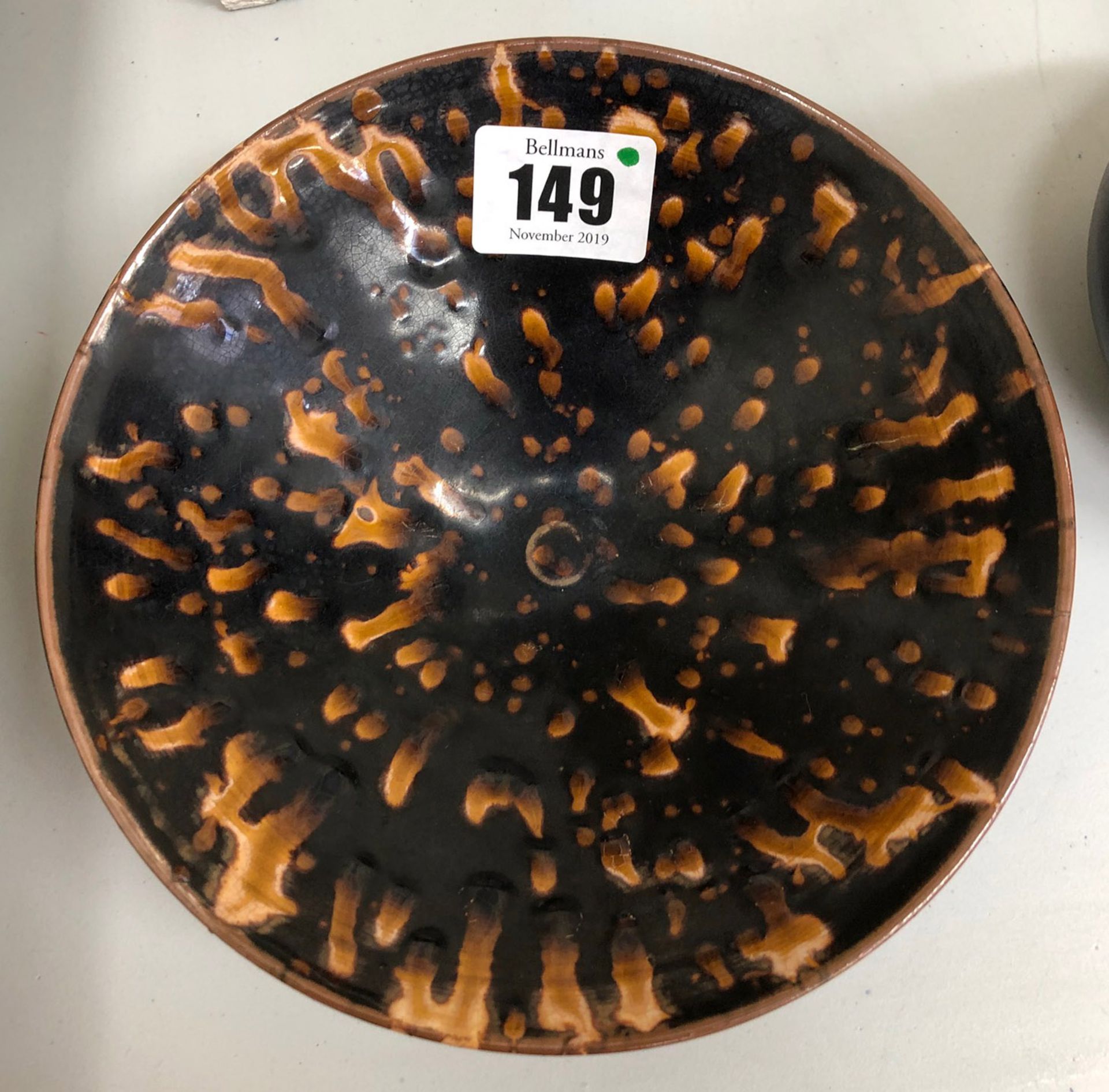 A group of Chinese Song-style pottery, comprising; a tortoiseshell glazed bowl, 15. - Image 3 of 12