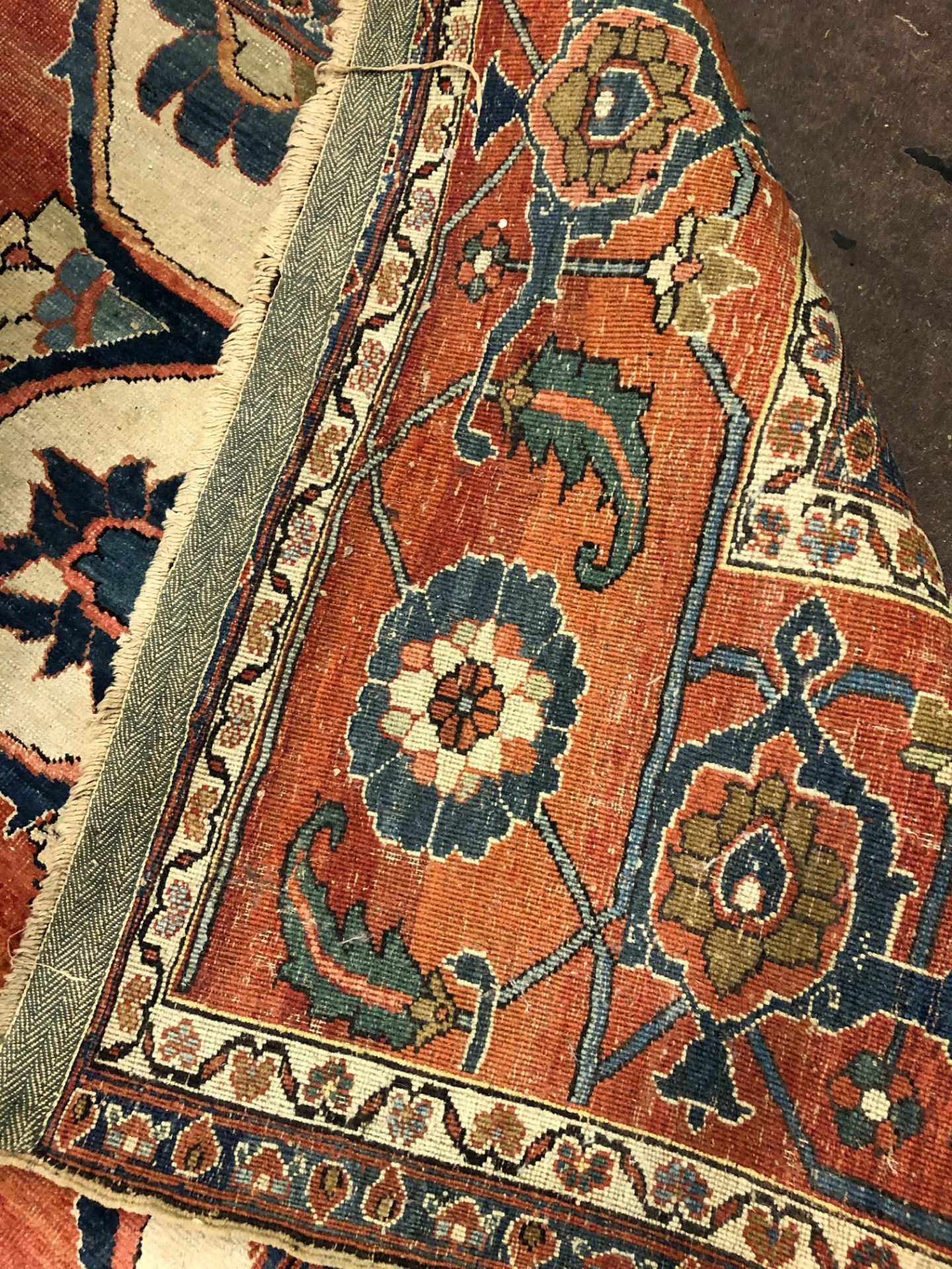 A Persian carpet, circa 1850, possibly Fereghan, - Bild 12 aus 21