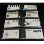 CHANNEL ISLANDS; a large collection of First Day Covers, in four Duchy albums (4).