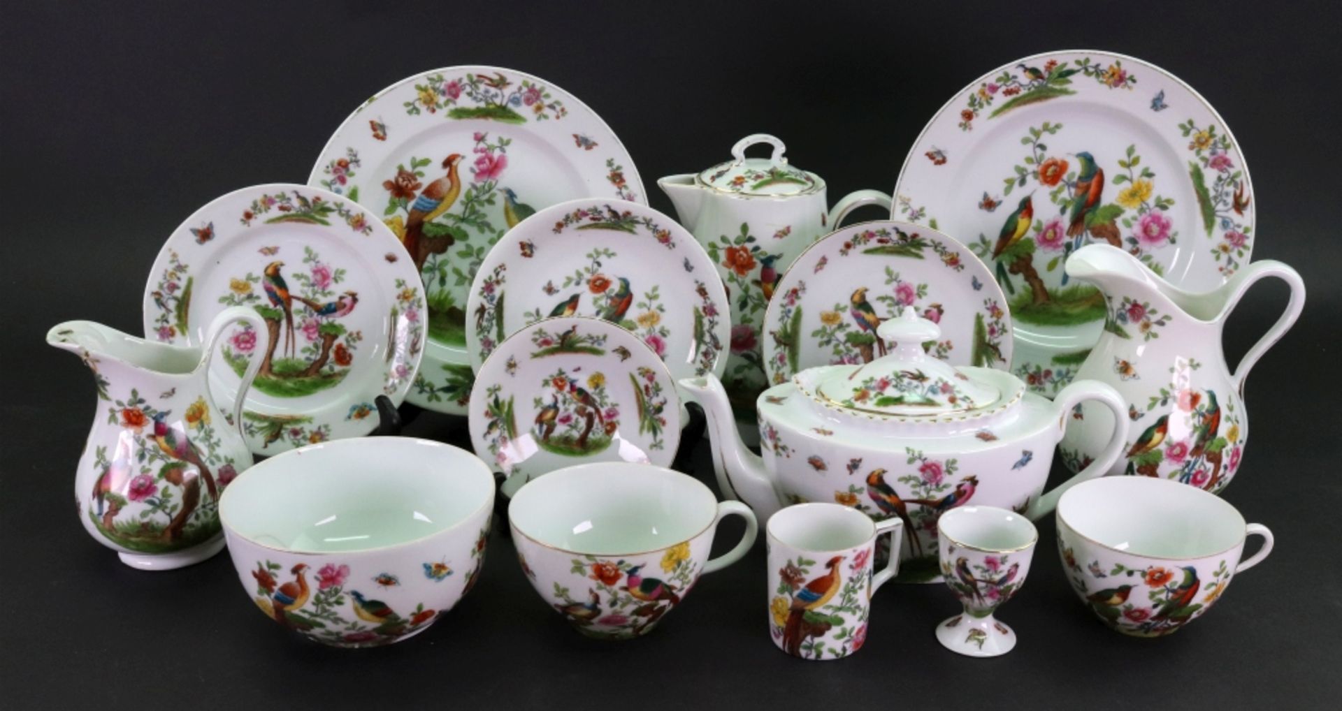 An Austrian part tea, coffee and breakfast service, seventy one pieces,