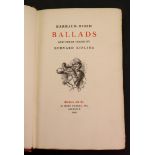 KIPLING (Rudyard) Barrack - Room Ballads, 1892, Methuen & Co, original gilt cloth, t.e.g.