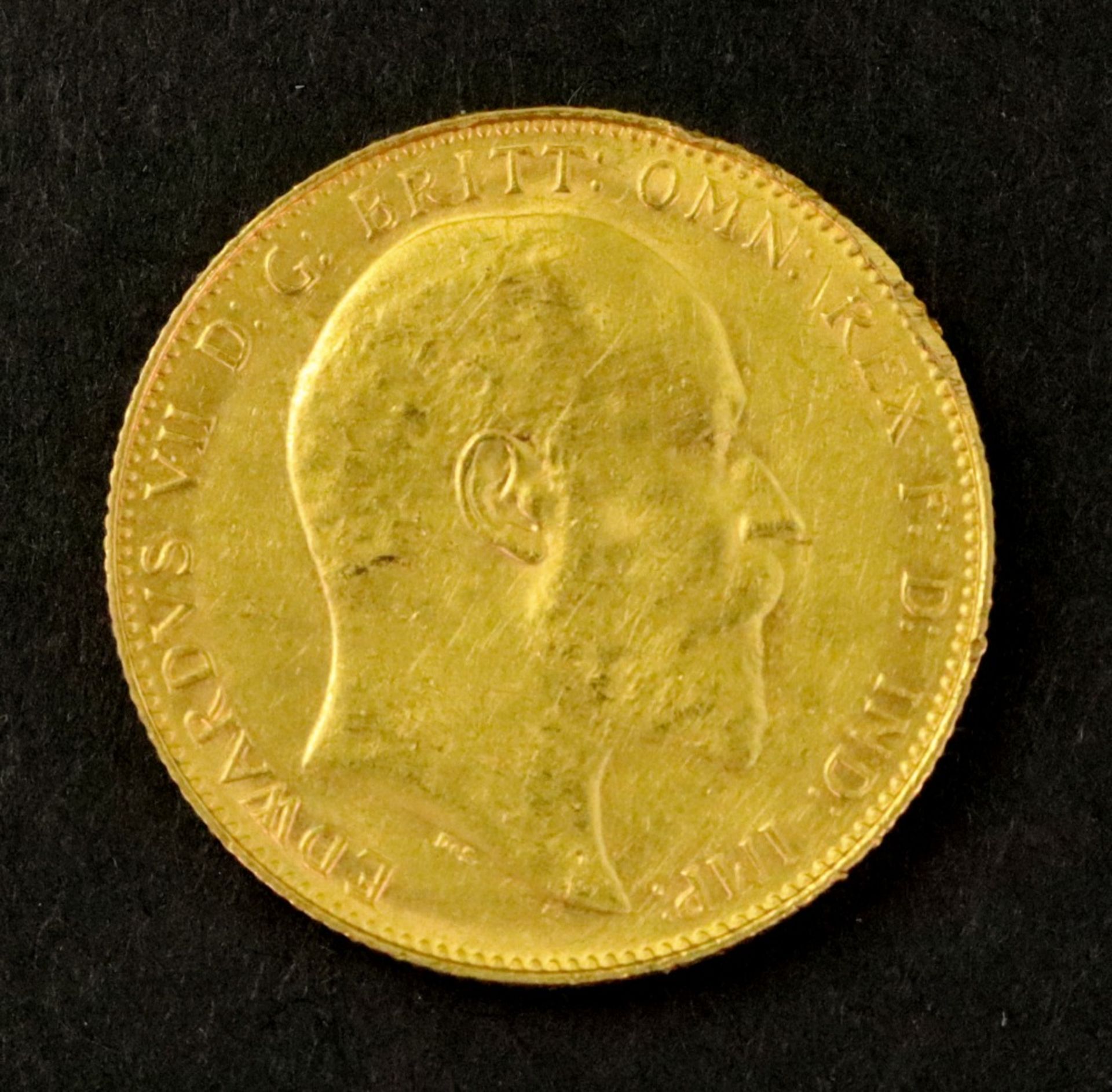 Edward VII sovereign 1908. - Image 2 of 3