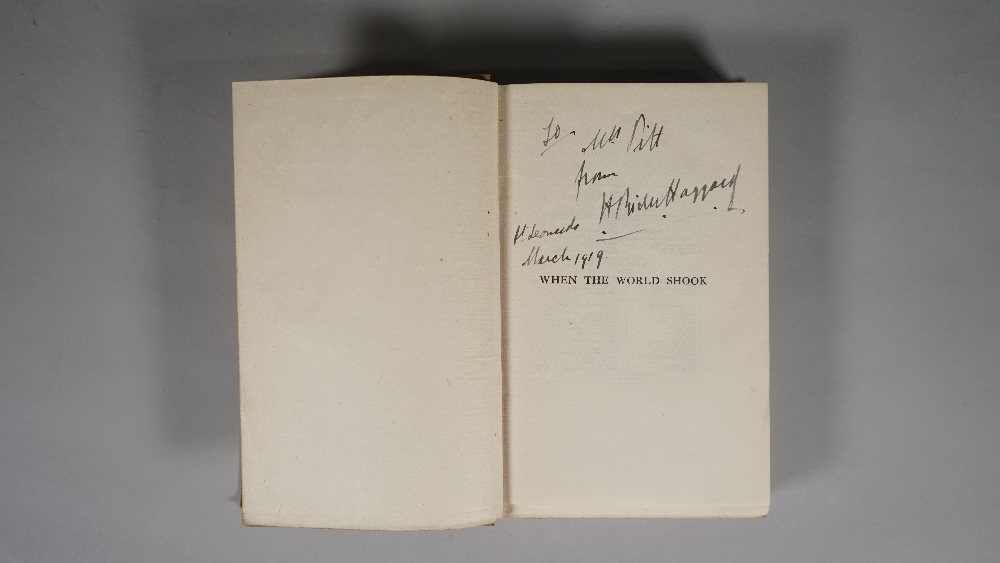 RIDER HAGGARD, Henry (1856-1925). When the World Shook. - Image 2 of 4