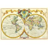 WORLD MAP - Guillaume DE L' ISLE (1675-1726),