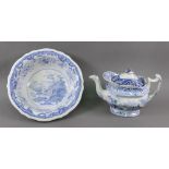 An Opaque china blue and white shaped ci