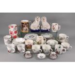 A Wedgwood Peter Rabbit 24-piece service, pair of Japanese reproduction 'Staffordshire poodles',