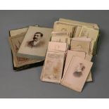 A collection of Carte de Viste, cabinet photographs and a few other items (qty).