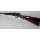 WW Greener 12 bore single barrel shotgun, Martini action, serial no: G81142, (U.