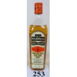 1 bottle of Old Bushmills Irish Whiskey est: £10-£15