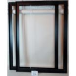 A pair of contemporary ebonised picture frames est: £20-£40