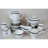 A Royal Worcester fine bone china 'Medici' pattern 50 piece tea, coffee,