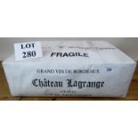 12 bottles of red wine Château Lagrange,