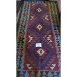 Maimana Kilim (96 x 187 approx) est: £40-£60