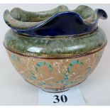 A Doulton Art pottery 'Slaters Patent' stoneware jardiniere, c.