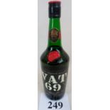 1 bottle of VAT 69 (possibly a 1970s bottling) est: £20-£30