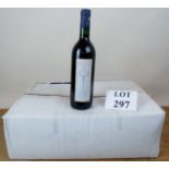 12 bottles of red wine being Domaine du Merchien V.D.Q.
