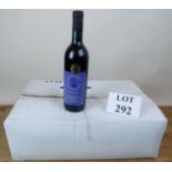 12 bottles of red wine being Domaine du Merchien vin de Pays du Lot Rouge 2005 (1st Prize 2009