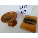 Mauchline Ware: Comprising a 'Brodick Bay & Village, Arran',