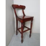 A 20th century Victorian style mahogany