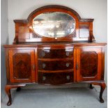 c.1900 mahogany mirror back sideboard wi