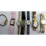 A collection of seven watches to include