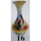 A Locke & Co Worcester porcelain vase, c.