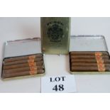Twelve Punch Habana cigars,