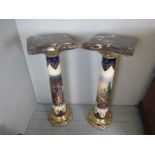 A pair of 20th Century Italian marble to