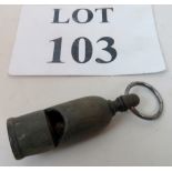 A Great Western Railway guard's whistle,