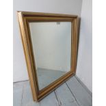 A 20th Century gilt framed square wall m