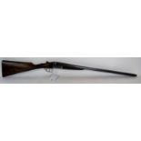 Russel Hillsdon Royal Counties, 12 bore, side by side box lock ejector, cylinder + 1/4,