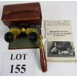 A set of Carl Zeiss Jena theatre glasses, in original matching case,