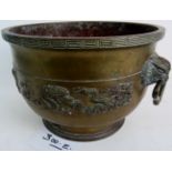 A Chinese archaic type bronze censor/vessel, probably c.