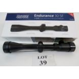 A Hawke rifle scope, Endurance 30 SF 4-16 x 50,