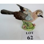 Beswick model of a Jay with flowers in high relief, rare version,