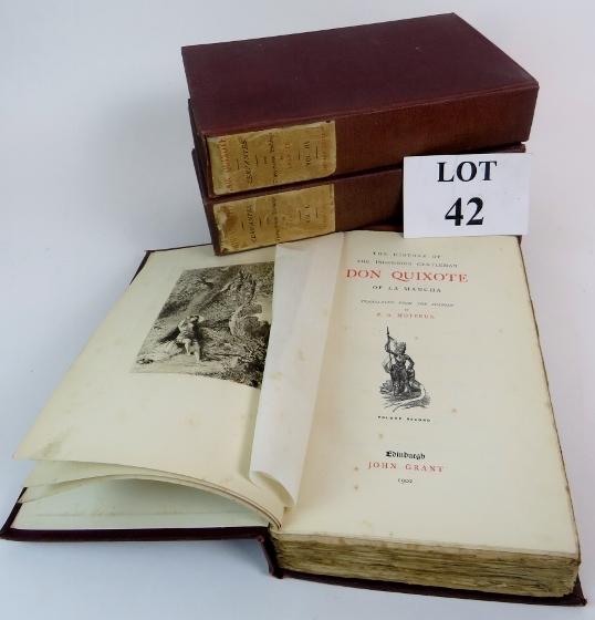 The History of Ingenious Gentleman of La Mancha, Don Quixote by Carpenters, in four volumes,