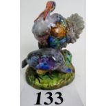 A French Sevres porcelain bird group, Tu